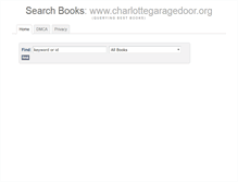 Tablet Screenshot of charlottegaragedoor.org